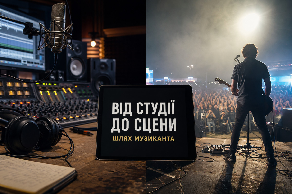 Від студії до сцени: шлях музиканта в Україні