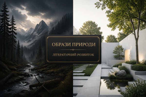 Літературні образи природи: від романтизму до сучасності - 1