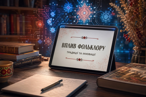 Вплив фольклору на українську літературу: традиції та інновації - 1