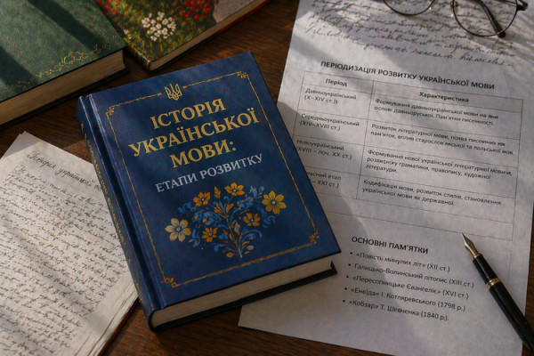 Історія української мови: етапи розвитку - 1