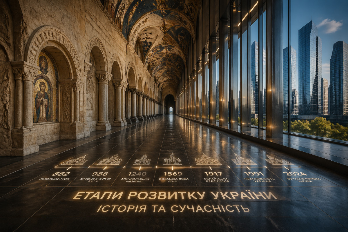 Від давньоруських часів до сучасності: етапи розвитку України