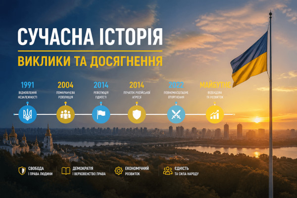Сучасна історія України: виклики та досягнення - 1