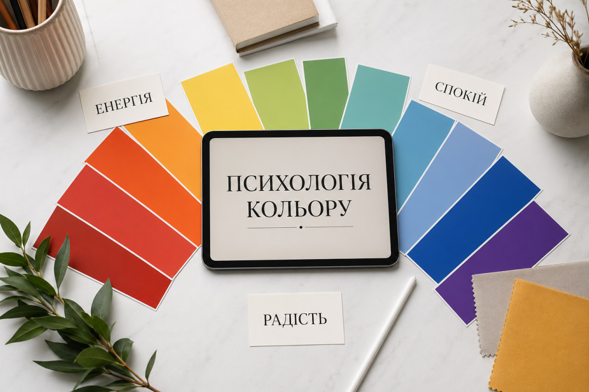 Психологія кольору: як кольори впливають на нас