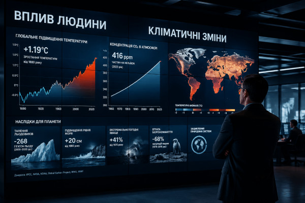 Вплив людини на кліматичні зміни: статистика та факти - 1